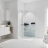 Schulte Panneau mural de salle de bains l.90 x H.210 cm, pierres zen et eau, DécoDesign Photo