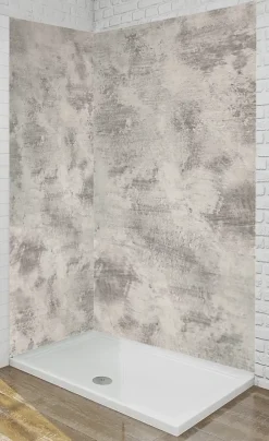 Panneau Mural De Salle De Bains|Ma nouvelle décoration Panneau Mural Douche salle de bain CIMENT Brut 90 cm x 210 cm Ma Nouvelle Déco