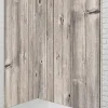 Panneau Mural De Salle De Bains|Ma nouvelle décoration Panneau Mural Douche salle de bain BOIS Grisé 90 cm x 210 cm Ma Nouvelle Déco