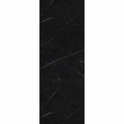 Decoon Panneau Mural Douche SPC/PVC Décor Marbre Noir satiné - 90x260cm - 2,34M²