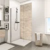 Panneau Mural De Salle De Bains|Schulte Panneau mural salle de bains beige Castello l.100 x H.210 cm, DécoDesign Décor