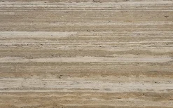 Stone Evolution Panneau 2500x1200x25 mm en véritable Travertin strié sur composite à chants nus