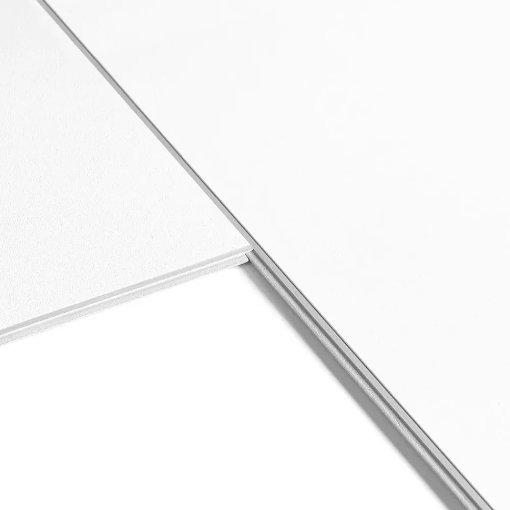 Dumawall+ panneaux muraux douche - dalle pvc gloss white 37,5 cm ht x 65 cm lg - lot de 8 plaques - 1,95 m2