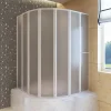 Vidaxl Pare baignoire à 7 volets avec porte-serviettes (140x168 cm - Blanc)
