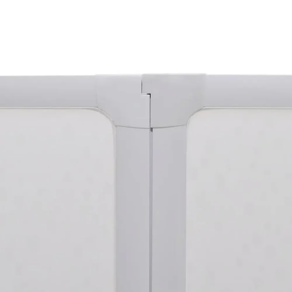 Vidaxl Pare baignoire à 7 volets avec porte-serviettes (140x168 cm - Blanc)