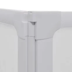 Vidaxl Pare baignoire à 7 volets avec porte-serviettes (140x168 cm - Blanc)