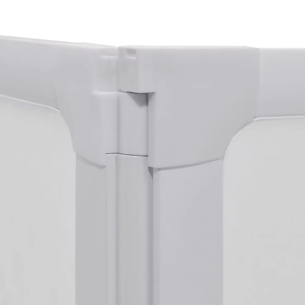Vidaxl Pare baignoire à 7 volets avec porte-serviettes (140x168 cm - Blanc)