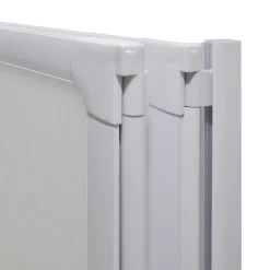 Vidaxl Pare baignoire à 3 volets rétractables (141x132 cm - Blanc)