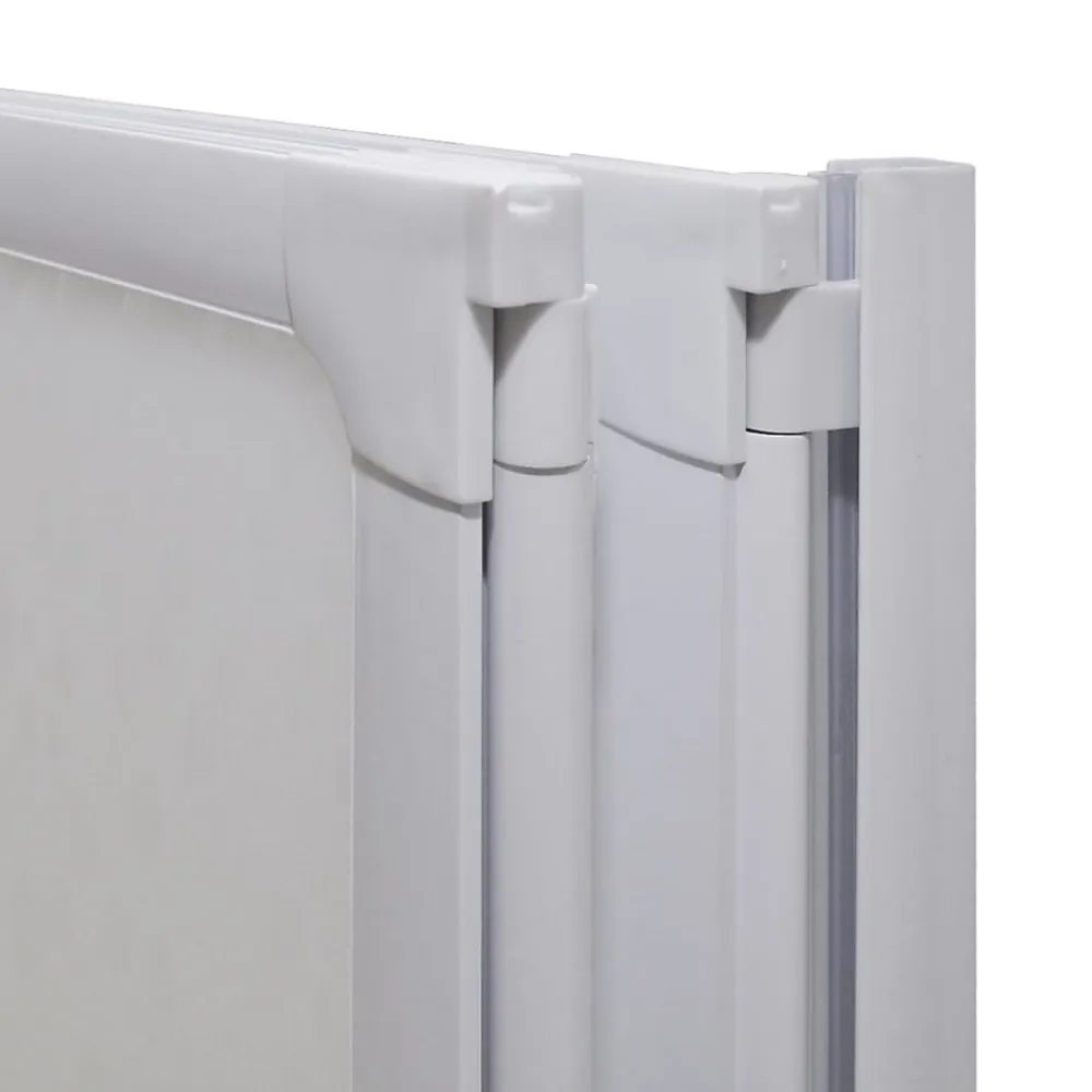 Vidaxl Pare baignoire à 3 volets rétractables (141x132 cm - Blanc)