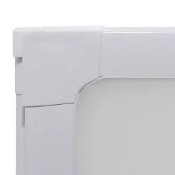 Vidaxl Pare baignoire à 3 volets rétractables (141x132 cm - Blanc)