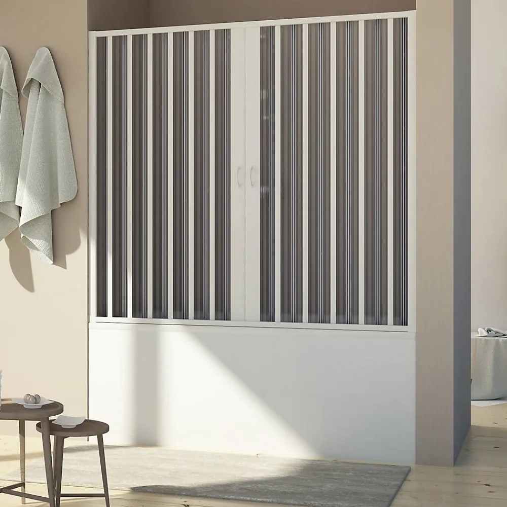 Forte Pare baignoire 160 CM H150 en Plastique pvc modèle Delfi avec l'ouverture centrale