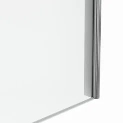 Pare-Baignoire|IDMarket Pare baignoire 1 volet 70x120 cm avec profilé en aluminium argenté