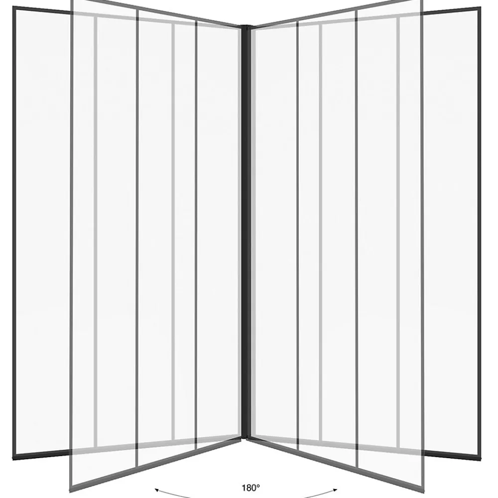 Pare-Baignoire|IDMarket Pare baignoire 1 volet 80x140 cm sérigraphié effet verrière avec profilé en aluminium noir