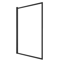 Pare-Baignoire|Galedo Pare baignoire Dark Edge pivotant noir 130 x 75cm