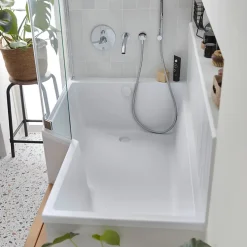 Jacob Delafon Pare bain Neo, 2 volets chromé
