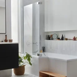 Jacob Delafon Pare bain Neo, 2 volets chromé
