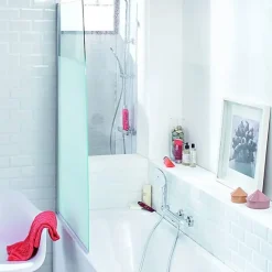 Pare-Baignoire|Jacob Delafon Pare bain Serenity version gauche
