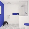 Paroi De Douche|Gelco Pare muret Only Chrome 80 x 110 / 165