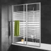 Pare-Baignoire|Schulte Pare-baignoire -70 - 118x140 cm - extensible - écran de baignoire coulissant - verre 3 mm -alu
