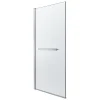 Pare-Baignoire|GoodHome Pare-baignoire 1 volet verre transparent anticalcaire Nubia H. 150 x l. 95 cm