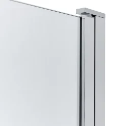 Pare-Baignoire|GoodHome Pare-baignoire 1 volet verre transparent anticalcaire Nubia H. 150 x l. 95 cm
