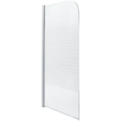 Pare-Baignoire|Cooke & Lewis Pare-baignoire 1 volet verre sérigraphié H. 130 x l. 75 cm