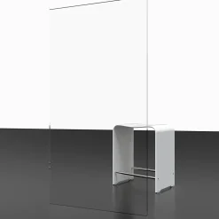 Pare-Baignoire|Schulte Pare-baignoire 5 volets 115 x 121 cm, verre transparent, profilé alu-argenté,