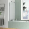 Galedo Pare-baignoire 130 x 70 cm chromé Essentiel