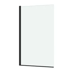 Pare-Baignoire|Galedo Pare-baignoire 140 x 80 cm noir mat Essentiel