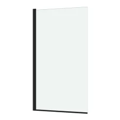Pare-Baignoire|Galedo Pare-baignoire 130 x 70 cm noir mat Essentiel