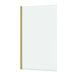 Pare-Baignoire|Galedo Pare-baignoire 140 x 80 cm or brossé Essentiel