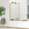 Pare-Baignoire|Galedo Pare-baignoire 130 x 75 cm or brossé Essentiel