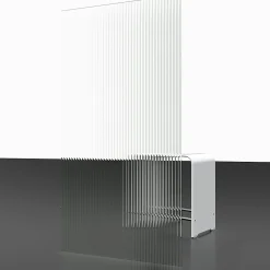 Pare-Baignoire|Schulte Pare-baignoire 80 x 140 cm , 1 volet pivotant, verre transparent rainuré, profilé noir