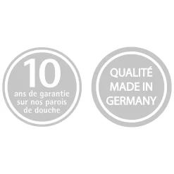 Pare-Baignoire|Schulte Pare-baignoire 80 x 140 cm, , paroi de baignoire 1 volet pivotant, verre transparent anticalcaire, gun metal