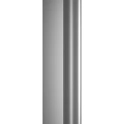 Schulte Pare-baignoire avec retour fixe - 70x115x140cm - rabattable - 2 volets pivotants - verre 5 mm - alu-argenté