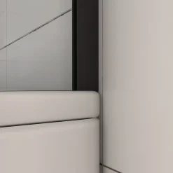 Pare-Baignoire|AICA Sanitaire Pare-baignoire fixé 40x130cm,paroi fixée,5mm verre anticalcaire,noir mat style industriel et simplicité