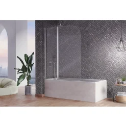 Pare-Baignoire|Kassandra Pare-baignoire fixe et pivotant RITA 120 x 150 cm