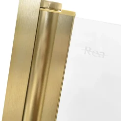 Tablier Et Habillage De Baignoire|Rea Pare-Baignoire Pliant Agat-2 80 Brushed Gold