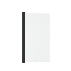 Pare-Baignoire|Galedo Pare-baignoire rabattable 140 x 80 cm, profilés alu noir mat, Wave