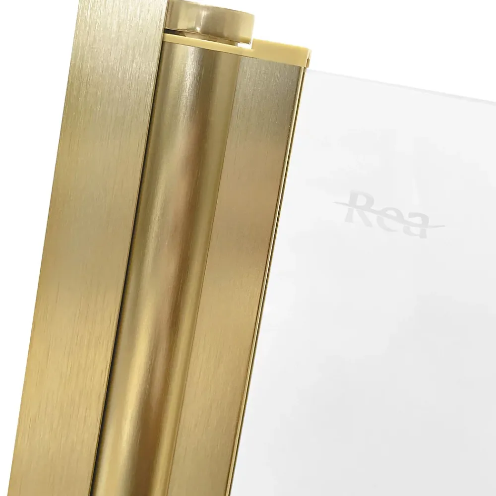Tablier Et Habillage De Baignoire|Rea Pare-Baignoire Agata-3 120 Brush Gold