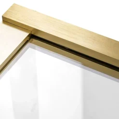 Tablier Et Habillage De Baignoire|Rea Pare-Baignoire Elegant Brushed Gold 80