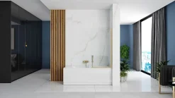 Rea Pare-Baignoire Elegant Brushed Gold 70