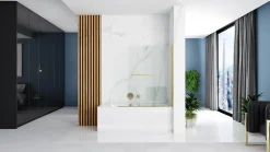 Rea Pare-Baignoire Fabian Brushed Gold 100