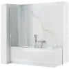Rea Pare-Baignoire Lagos Fix 80 Chrome
