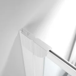 Pare-Baignoire|Schulte Pare-baignoire - 114x140 cm - réversible - écran pliant - rabattable - volets pivotants - verre 3 mm - transparent