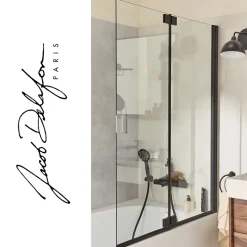 Pare-Baignoire|Jacob Delafon Pare-bain Bastille noir