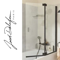 Pare-Baignoire|Jacob Delafon Pare-bain Bastille noir