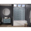 Kinedo Pare-bain Smart Design Pegasus coulissant pose entre 2 murs 160x148 chromé partie fixe à droite