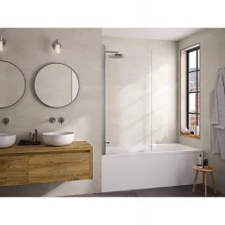 Pare-Baignoire|Kinedo Pare-bain pivotant Smart Design Lyra 80 chromé