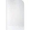 Pare-Baignoire|Sanindusa Pare-bain réversible 1 volet pivotant à 180 en verre trempé 6mm profilé alu Aquarela 80x140 verre cristal profilé blanc
